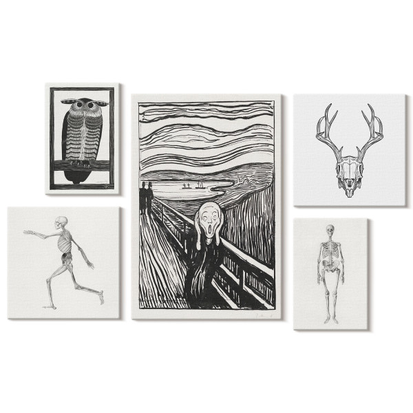 Obraz canvas 5 części Surrealna natura|20x30, 30x30, 40x60|Wallfluent 797185