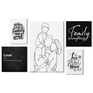 Obraz canvas 5 części Wartości rodzinne|20×30, 30×30, 40×60|Wallfluent 797045 Obraz canvas 5 części Wartości rodzinne|20×30, 30×30, 40×60|Wallfluent 797045