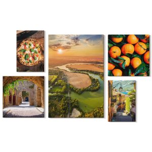 Obraz canvas 5 części Włoska natura|20×30, 30×30, 40×60|Wallfluent 797063 Obraz canvas 5 części Włoska natura|20×30, 30×30, 40×60|Wallfluent 797063