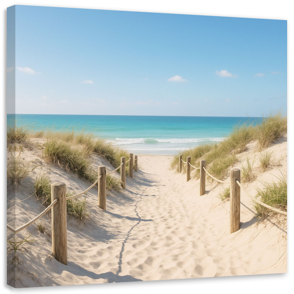 Obraz canvas do salonu sypialni biura, Morze Plaża Krajobraz 50x50 780853
