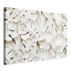 Obraz Ceramiczne liście 90 x 60 cm 748566 Obraz Ceramiczne liście 90 x 60 cm 748566