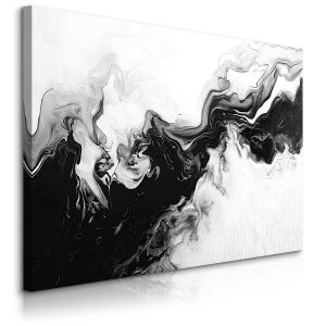 Obraz Czarno-Biały Marmur W Nowoczesnym Stylu 30x20cm 752282