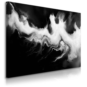 Obraz Czarny Marmur W Stylu Glamour 100x70cm 752332 Obraz Czarny Marmur W Stylu Glamour 100x70cm 752332