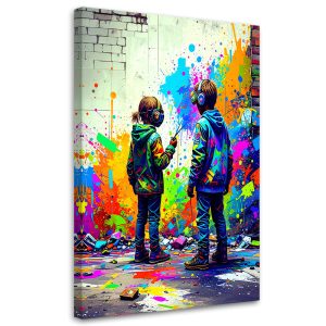 Obraz dla nastolatka, Graffiti Street Art Kolorowa Abstrakcja 70×100 781065 Obraz dla nastolatka, Graffiti Street Art Kolorowa Abstrakcja 70×100 781065