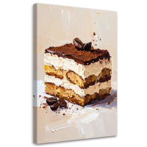 Obraz do kuchni baru jadalni, Ciastko Tiramisu 80×120 779524 Obraz do kuchni baru jadalni, Ciastko Tiramisu 80×120 779524