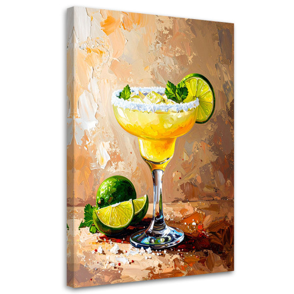 Obraz do kuchni baru jadalni, Margarita Recipe Coctail 30x45 887126