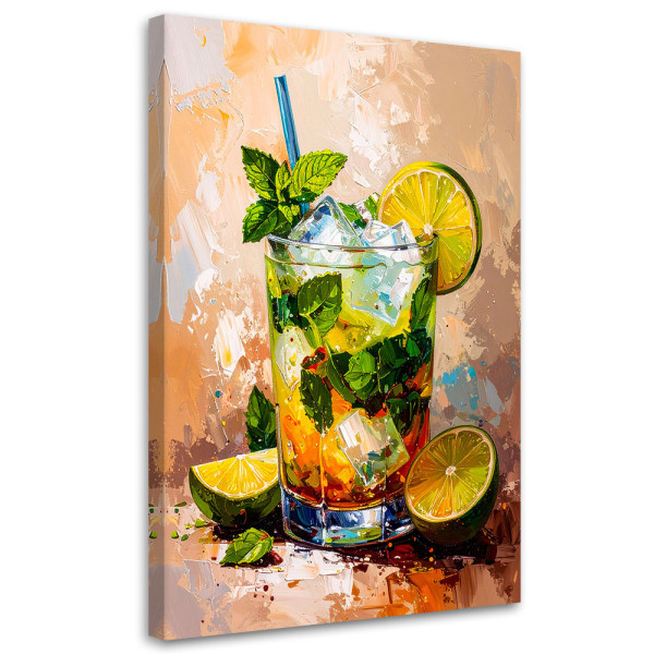 Obraz do kuchni baru jadalni, Mojito Coctail Drink 40x60 780112