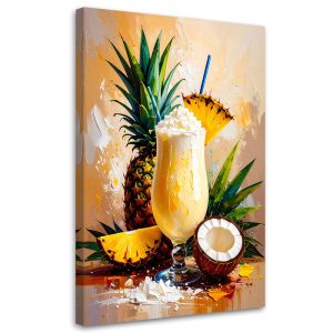 Obraz do kuchni baru jadalni, Pina Colada Tropikalna 30×45 887465 Obraz do kuchni baru jadalni, Pina Colada Tropikalna 30×45 887465