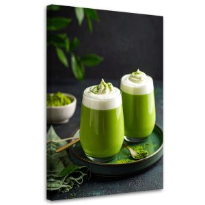 Obraz do kuchni jadalni baru, Matcha Latte 80×120 779182