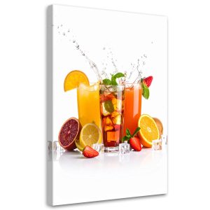 Obraz do kuchni jadalni baru, Owocowe soki 30×45 886856