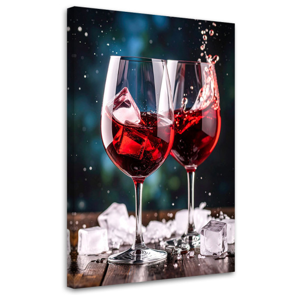 Obraz do kuchni jadalni, Czerwone wino 80x120 779183