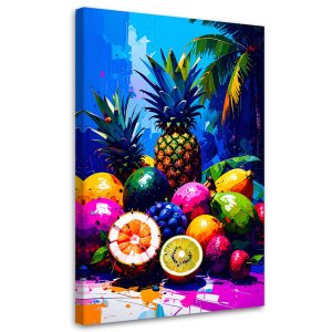 Obraz do kuchni jadalni, Kolorowe Owoce Tropikalne 70×100 780902 Obraz do kuchni jadalni, Kolorowe Owoce Tropikalne 70×100 780902