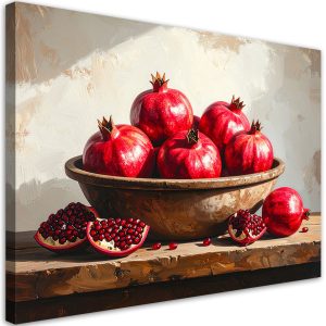Obraz do kuchni jadalni restauracji, Granaty owoce natura 45×30 887645 Obraz do kuchni jadalni restauracji, Granaty owoce natura 45×30 887645