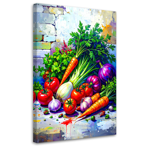 Obraz do kuchni jadalni, Warzywa Martwa Natura 20x30 887434