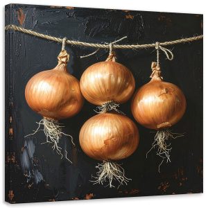 Obraz do kuchni restauracji baru jadalni, Cebula warzywa 60×60 883274 Obraz do kuchni restauracji baru jadalni, Cebula warzywa 60×60 883274