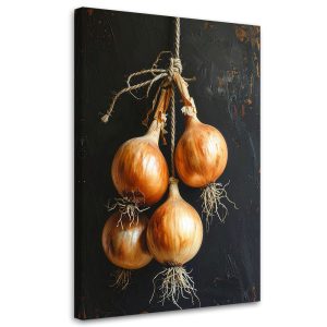 Obraz do kuchni restauracji baru jadalni, Cebula warzywa natura 80×120 886450 Obraz do kuchni restauracji baru jadalni, Cebula warzywa natura 80×120 886450