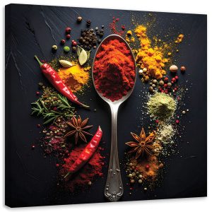 Obraz do kuchni restauracji baru jadalni, Kolorowe Aromatyczne 40×40 886668 Obraz do kuchni restauracji baru jadalni, Kolorowe Aromatyczne 40×40 886668
