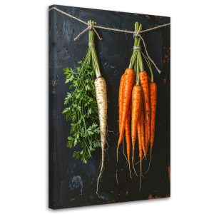 Obraz do kuchni restauracji baru jadalni, Marchewki pietruszka 70×100 889959 Obraz do kuchni restauracji baru jadalni, Marchewki pietruszka 70×100 889959