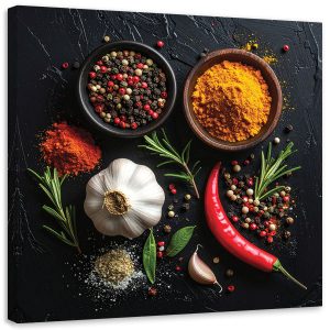 Obraz do kuchni restauracji baru jadalni, Przyprawy Jedzenie Warzywa 30×30 887195 Obraz do kuchni restauracji baru jadalni, Przyprawy Jedzenie Warzywa 30×30 887195