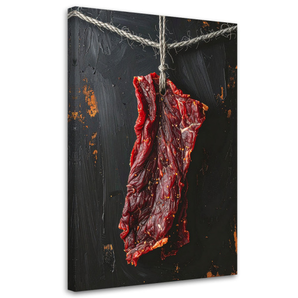 Obraz do kuchni restauracji baru jadalni, Suszone czerwone mięso 30x45 889886