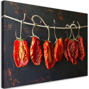 Obraz do kuchni restauracji baru jadalni, Suszone czerwone pomidory 100×70 890119 Obraz do kuchni restauracji baru jadalni, Suszone czerwone pomidory 100×70 890119