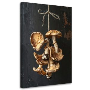 Obraz do kuchni restauracji baru jadalni, Suszone grzyby 60×90 882832 Obraz do kuchni restauracji baru jadalni, Suszone grzyby 60×90 882832