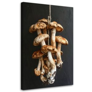 Obraz do kuchni restauracji baru jadalni, Suszone grzyby leśne 60×90 883018