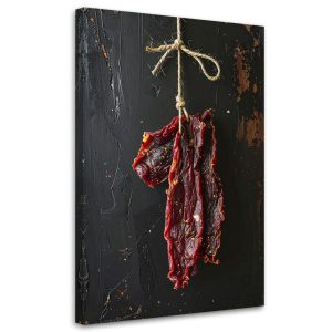 Obraz do kuchni restauracji baru jadalni, Suszone mięso 40×60 882738 Obraz do kuchni restauracji baru jadalni, Suszone mięso 40×60 882738