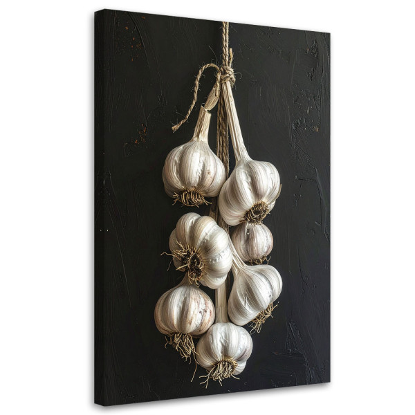 Obraz do kuchni restauracji baru jadalni, Suszony czosnek warzywa 40x60 885160
