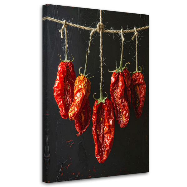 Obraz do kuchni restauracji baru jadalni, Wiszące czerwone pomidory 30x45 890298