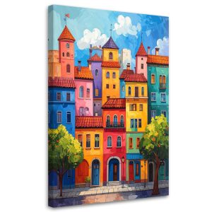 Obraz do pokoju dziecka nastolatka salonu, Abstrakcyjne kolorowe 30×45 999858 Obraz do pokoju dziecka nastolatka salonu, Abstrakcyjne kolorowe 30×45 999858