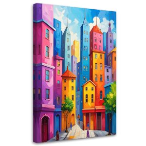 Obraz do pokoju dziecka nastolatka salonu, Abstrakcyjne kolorowe 80×120 998902 Obraz do pokoju dziecka nastolatka salonu, Abstrakcyjne kolorowe 80×120 998902