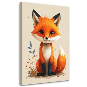 Obraz do pokoju dziecka niemowlaka, Mały Lisek lis zwierzęta leśne 30×45 998254 Obraz do pokoju dziecka niemowlaka, Mały Lisek lis zwierzęta leśne 30×45 998254