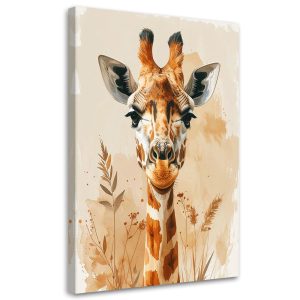 Obraz do pokoju dziecka niemowlaka, Żyrafa zwierzęta afrykańskie 60×90 997842 Obraz do pokoju dziecka niemowlaka, Żyrafa zwierzęta afrykańskie 60×90 997842