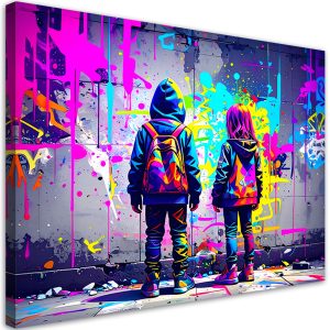 Obraz do pokoju nastolatka, Graffiti Sztuka Uliczna Street Art 45×30 890250