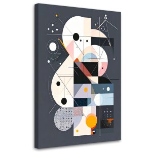 Obraz do salonu biura, Abstrakcja geometryczna Bauhausu 60×90 778080 Obraz do salonu biura, Abstrakcja geometryczna Bauhausu 60×90 778080