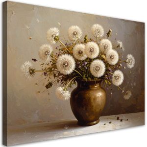 Obraz do salonu biura kuchni, Dmuchawce bukiet 120×80 889610 Obraz do salonu biura kuchni, Dmuchawce bukiet 120×80 889610