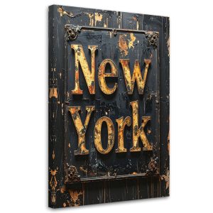Obraz do salonu biura loftu, Napis Nowy Jork Typografia imitacja 80×120 887247 Obraz do salonu biura loftu, Napis Nowy Jork Typografia imitacja 80×120 887247