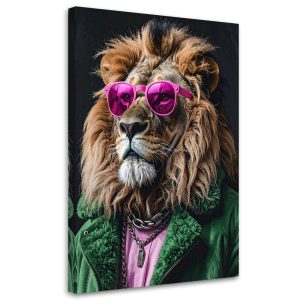 Obraz do salonu biura pokoju młodzieżowego, Lew 70×100 997512 Obraz do salonu biura pokoju młodzieżowego, Lew 70×100 997512
