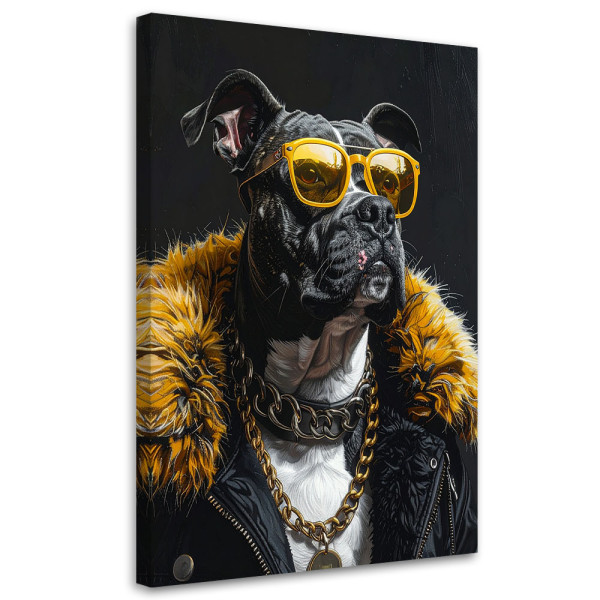 Obraz do salonu biura pokoju młodzieżowego, Pit Bull pies 40x60 999944
