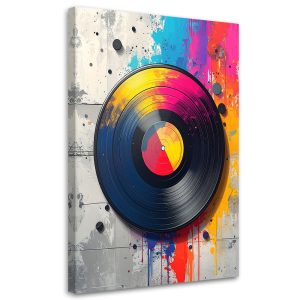 Obraz do salonu biura pubu klubu muzycznego, Kolorowa Płyta 30×45 997362 Obraz do salonu biura pubu klubu muzycznego, Kolorowa Płyta 30×45 997362