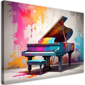 Obraz do salonu biura pubu klubu szkoły muzycznej, Kolorowy 45×30 996999 Obraz do salonu biura pubu klubu szkoły muzycznej, Kolorowy 45×30 996999