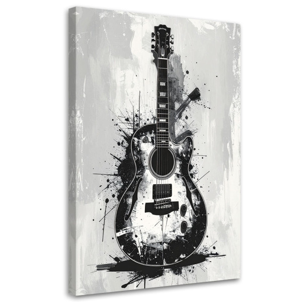 Obraz do salonu biura restauracji klubu muzycznego, Gitara 40x60 997498