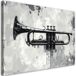 Obraz do salonu biura restauracji klubu muzycznego, Trąbka 60×40 996621 Obraz do salonu biura restauracji klubu muzycznego, Trąbka 60×40 996621