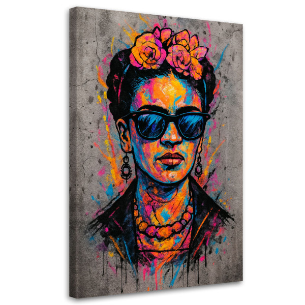 Obraz do salonu, Frida Kahlo Portret Kobiety Pop Art 60x90 781183