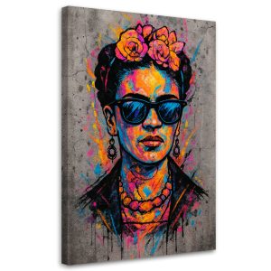 Obraz do salonu, Frida Kahlo Portret Kobiety Pop Art 70×100 780715 Obraz do salonu, Frida Kahlo Portret Kobiety Pop Art 70×100 780715