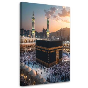 Obraz do salonu jadalni biura, Meczet Mekka islamska ziemia 60×90 999383 Obraz do salonu jadalni biura, Meczet Mekka islamska ziemia 60×90 999383