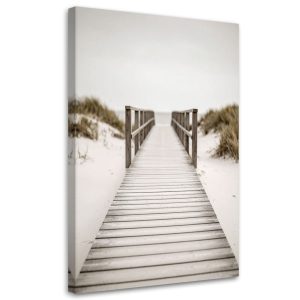 Obraz do salonu jadalni biura, Pomost plaża pejzaż natura 60×90 777642 Obraz do salonu jadalni biura, Pomost plaża pejzaż natura 60×90 777642