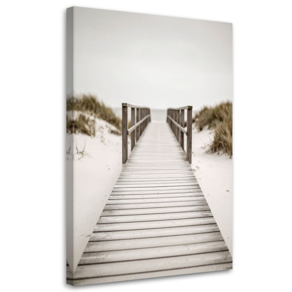 Obraz do salonu jadalni biura, Pomost plaża pejzaż natura 70x100 777531