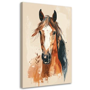 Obraz do salonu jadalni biura sypialni, Koń portret zwierzęta 30×45 998240 Obraz do salonu jadalni biura sypialni, Koń portret zwierzęta 30×45 998240